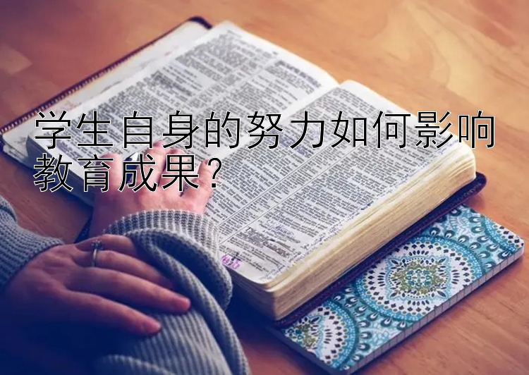 学生自身的努力如何影响教育成果？