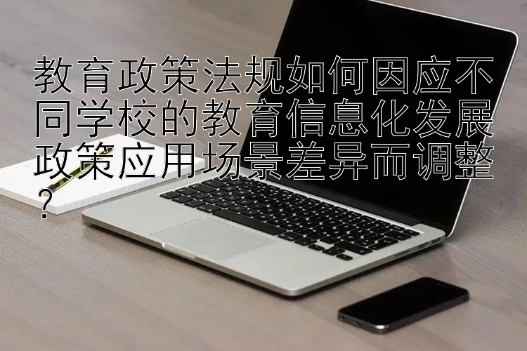 教育政策法规如何因应不同学校的教育信息化发展政策应用场景差异而调整？