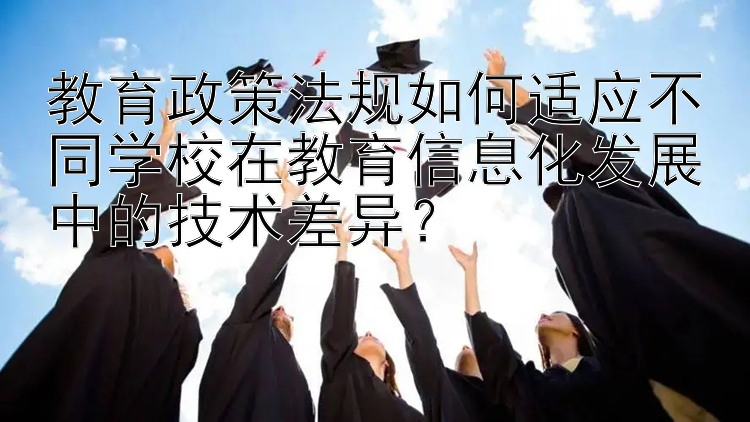 教育政策法规如何适应不同学校在教育信息化发展中的技术差异？