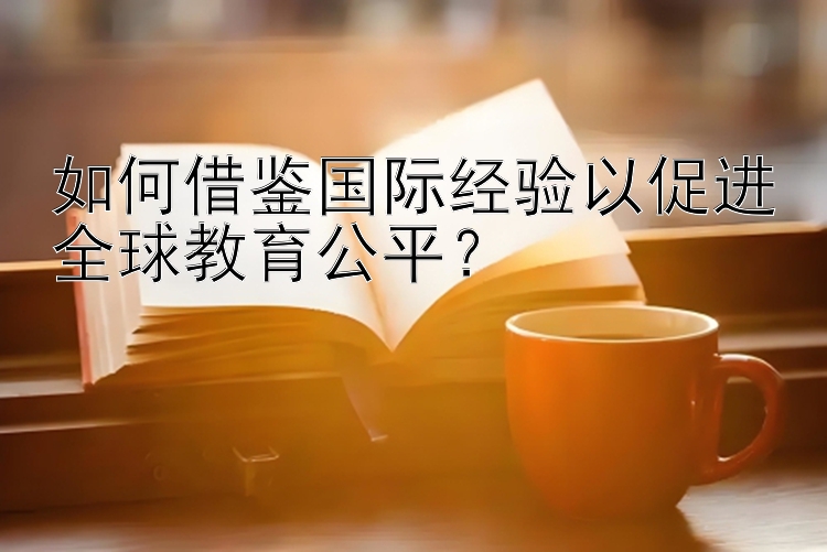 如何借鉴国际经验以促进全球教育公平？