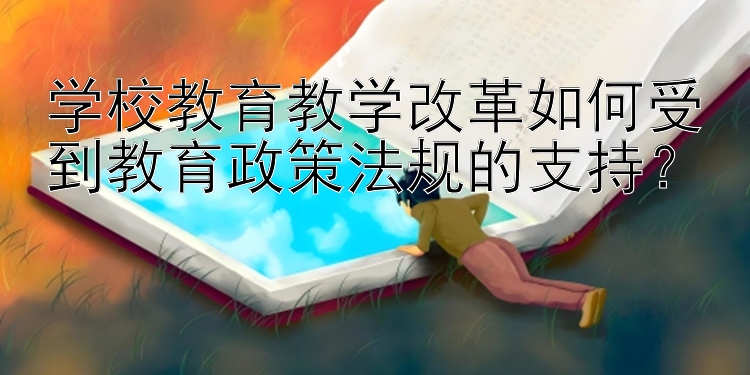 学校教育教学改革如何受到教育政策法规的支持？